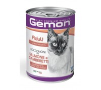 Gemon by Monge Cat Adult Bocconcini con Salmone e Gamberetti da 415 gr